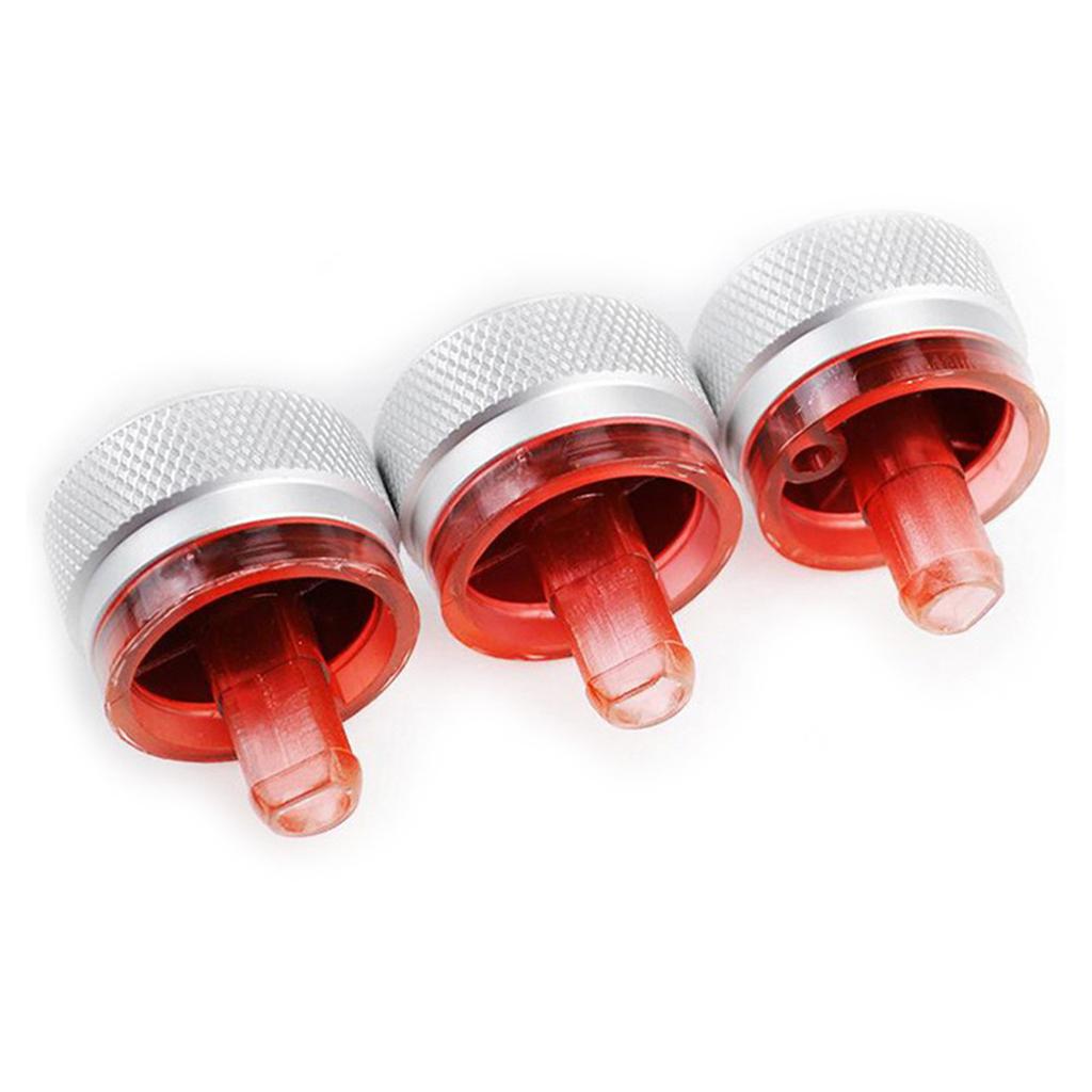 Pack Of 3 Air Conditioning Heat Control Switch Button Knobs For Peugeot 206 207 Vehicles Enhancing Driving Experience