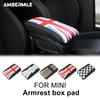 Leder Für Mini F54 F55 F56 F60 R55 R56 R60 Auto Handauflage Polster Mittlere Armlehne Aufbewahrungsbox Abdeckung Schutzmatte Zubehör