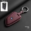 Leder für BMW Schlüsselhülle für 3 5 7 Serie Schlüsselabdeckung Schale Schutzhülle für 525 4 Serie Trendiges Unisex-Accessoire