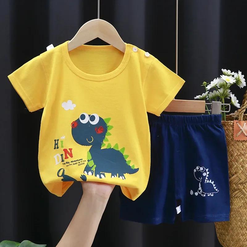 Summer 3D Print Children's Sets Kids Clothes Boys Girl T-shirt Shorts Short Sleeve Children Clothing