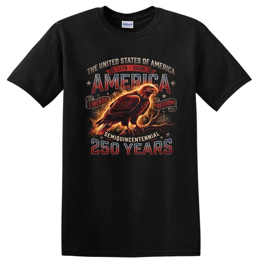 America 250 Years Anniversary T Shirt Liberty Freedom Semiquincentennial Tee XXXL
