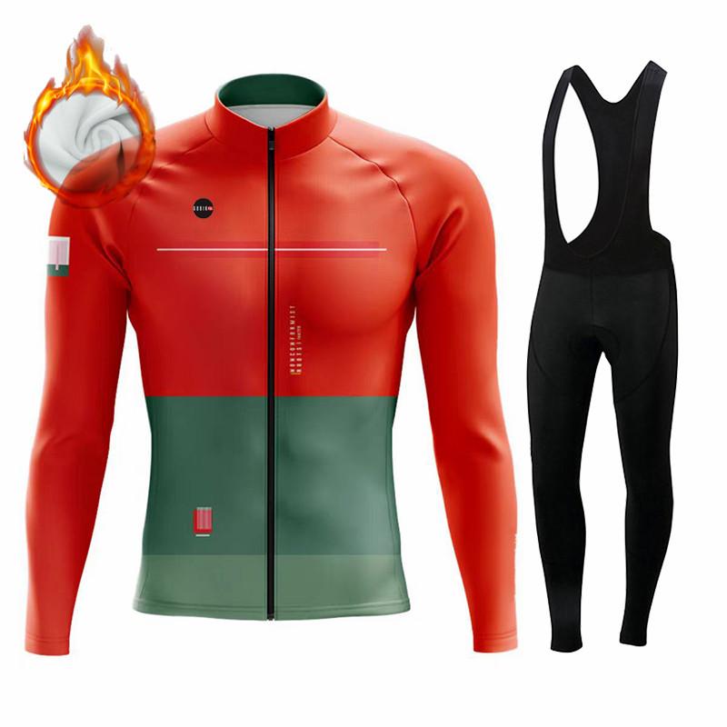 2026 Winter Fleece Riding Suit Set Gobikful Spain Winter Thermal Fleece Jacket  Jersey Long Sleeve Ropa Ciclismo Hombre Bicycle Wear Bike Clothing