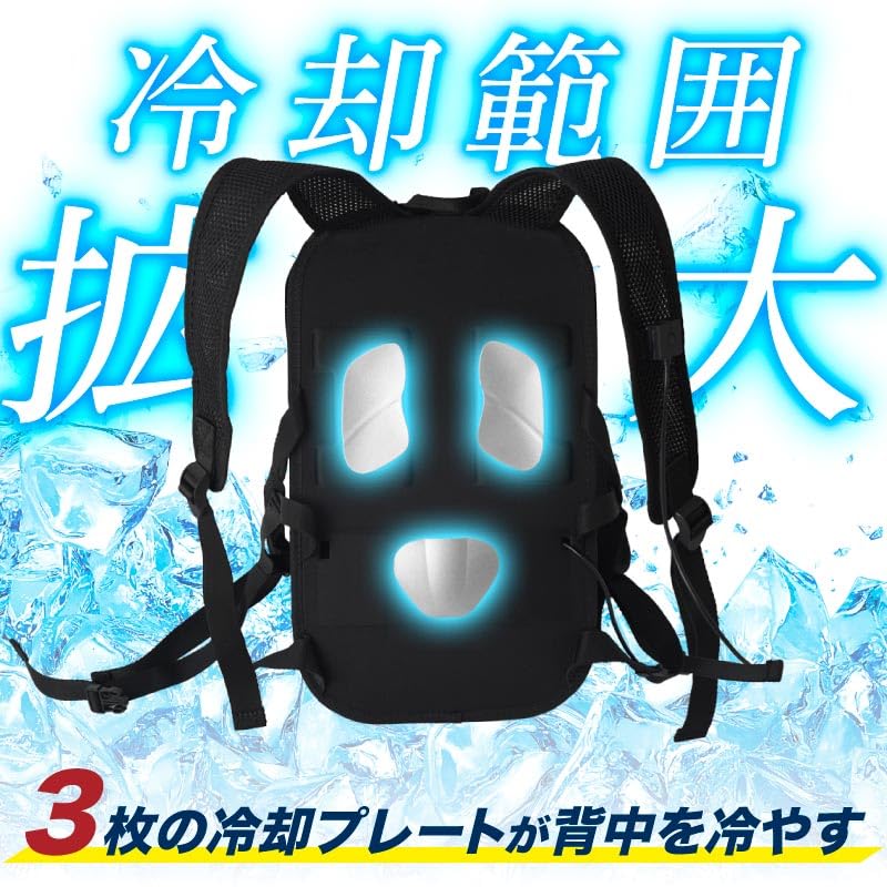THANKO Peltier Cooling Backpack BACKC2HBK "Cool 2"