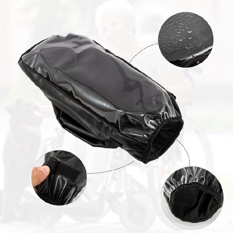 Daily Wheelchair Control Pad Cover Waterproof Rain Cover with Clear Panel and 35 X 15 Cm Size Guide for Outdoor Use In Wet Weather