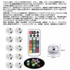 Audiophile LED Submersible Candle Light with Remote Waterproof Vase Small Candle Switchable To 13 Battery Perfect for Lights 1 Remote Batteries