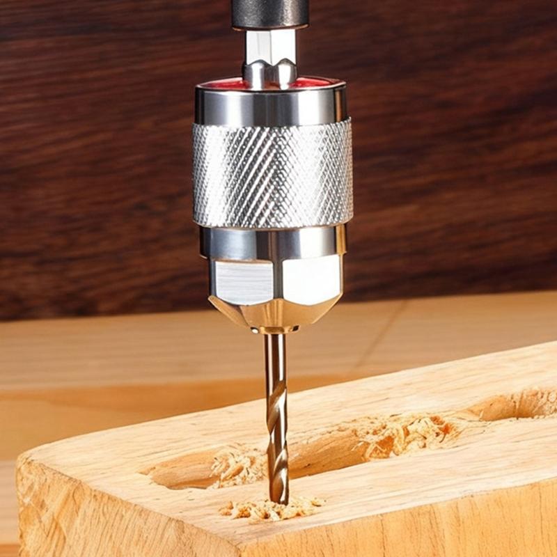 Universal 3 Jaw Hex Shank Air Drill Chuck Compatible Multiple Models High Grip Stability Superior Clamping Force Safety