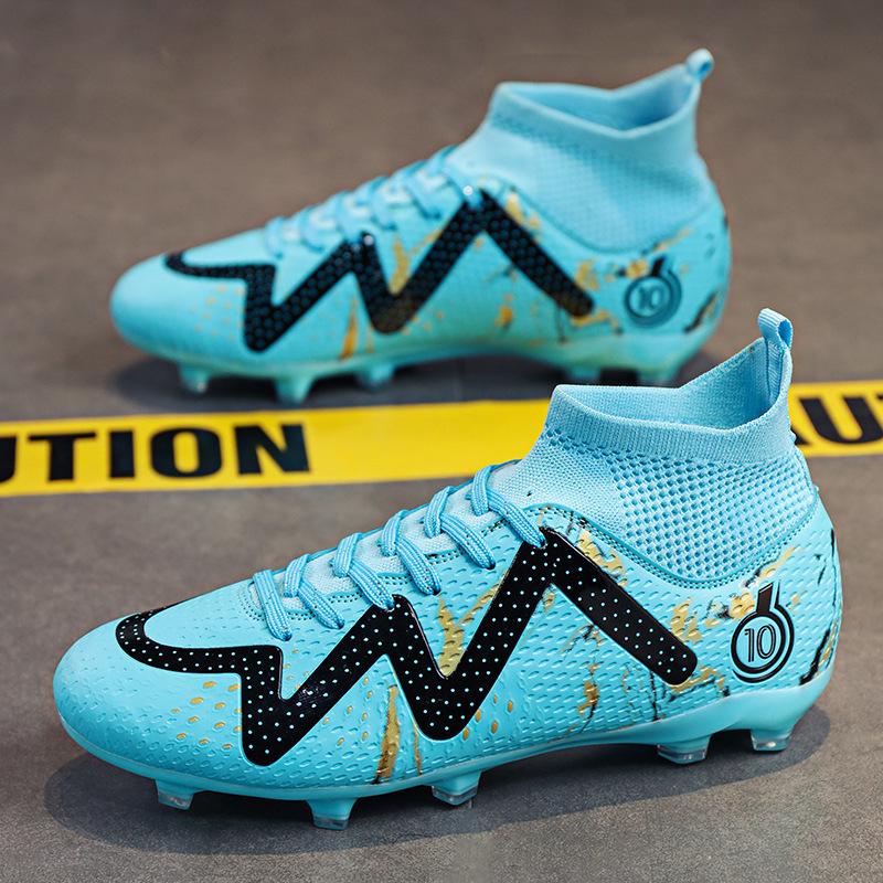 2025X10 New Adult Long Nail Broken Nail Football Shoes Men's Artificial Turf Training Game Sports Shoes