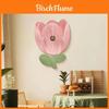Flower Wall Clock Modern Minimalist Quartz Silent Decor For Living Room