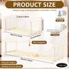 40-80CM Expandable Shoe Rack Organizer Aluminium Shoe Storage Rack Hanging Shoe Organizer Multi-Purpose Cabinet Class Shelves