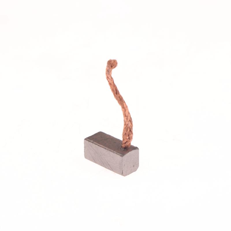 4 Pièces Accessoires Bricolage 6X6X12Mm Moteur Électrique Balai de Carbone Outil Électrique Souffleur Ventilateur Balais en Graphite