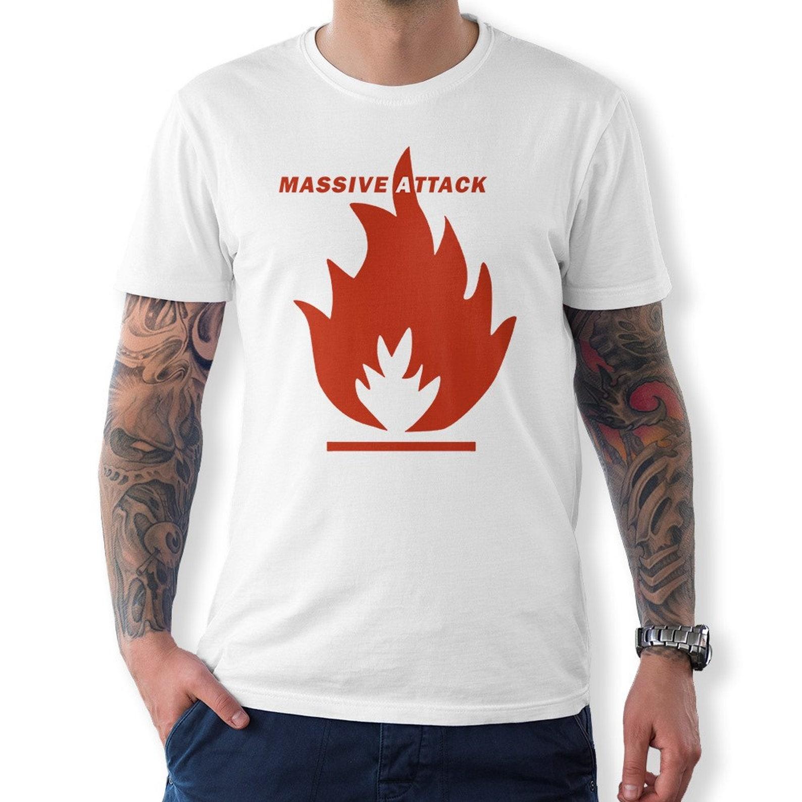 Massive Attack Logo T-Shirt, Men s Women s Sizes (met-162) M