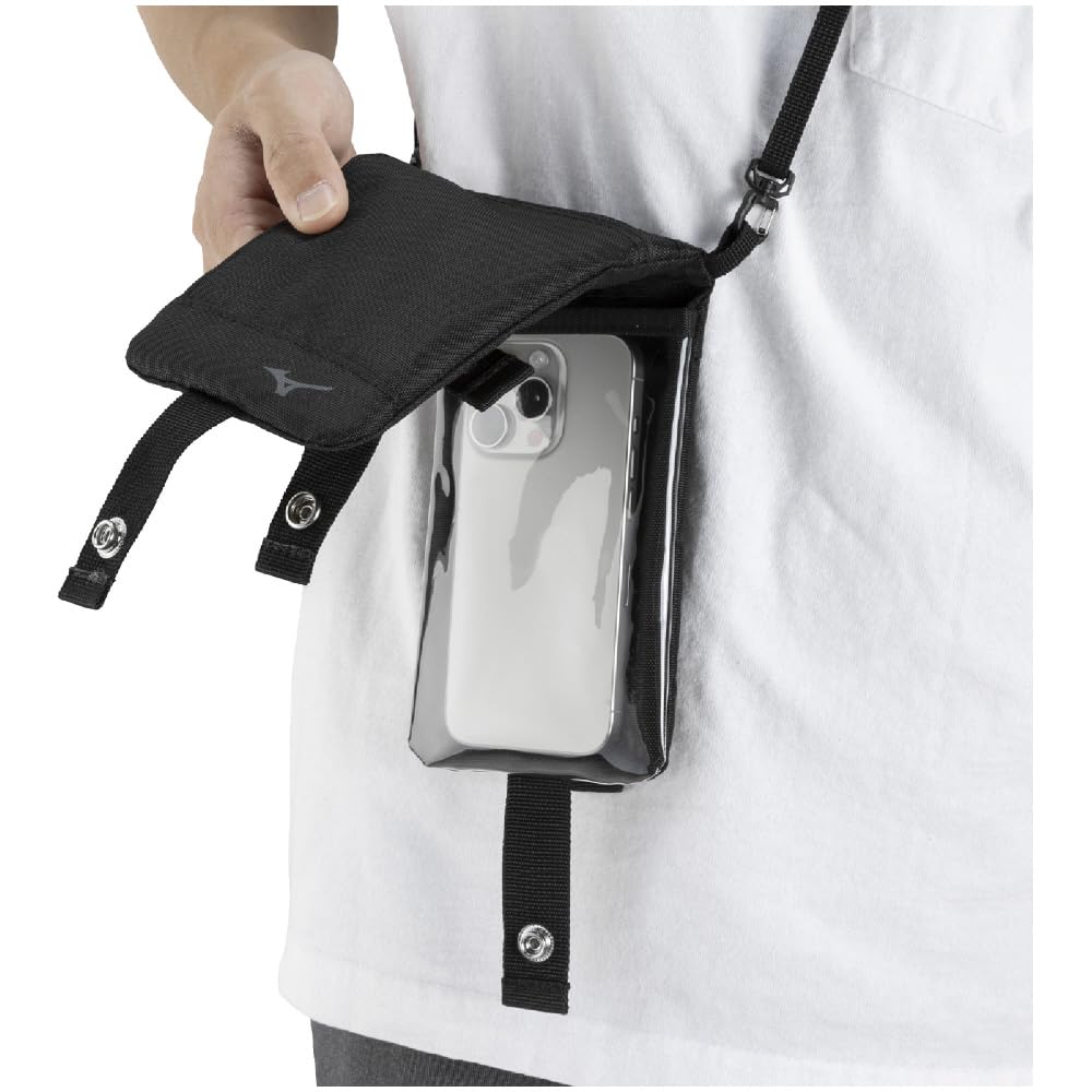 Mizuno Live Smartphone Black Baseball/Softball Bag, Bag, Pouch,