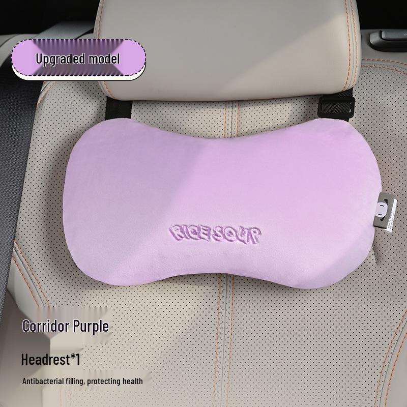 Oreiller de Repose-Tête de Voiture Dessin Animé Aichewu pour Enfants - Aide au Sommeil Mignon pour Enfants