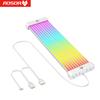 COOLMOON AOSOR AL200 Lamba Şeridi 5V ARGB Aura Sync Esnek Lamba Şeridi Genişletilebilir Bükülebilir Çok Fonksiyonlu DIY 24PIN Anakart için