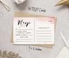 Inkdotpot 50 Blank RSVP Cards With Kraft Envelopes Rustic Kraft 4"x6" Response Cards-RSVP Reply Card For Wedding-Bridal Shower-Baby Shower-Rehearsal