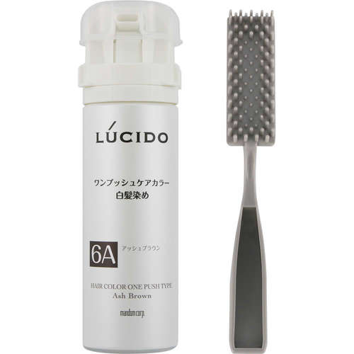 Lucido One Push Care Color 6a Ash Brown 1