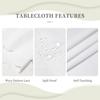 Cow Print Tablecloth Black Brown Cowhide Pattern Cattle Animal Fur Western Farmhouse Table Cover