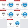 Car Front Grill Rear Trunk Emblem Logo Sticker Steering Wheel Badge For Nissan Juke Leaf Micra Altima Maxima Patrol Sentra Teana