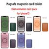 Magnetic Leather Card Holder Case for iPhone 14/13/12 with MagSafe Compatibility