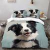 Fresh Puppy Printed Bed Three-Piece Set, Bedding, Digital Printed Bedding