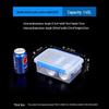 ZISIZ Commercial Rectangular Food Storage Container