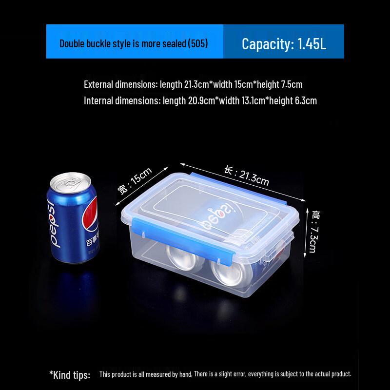ZISIZ Commercial Rectangular Food Storage Container
