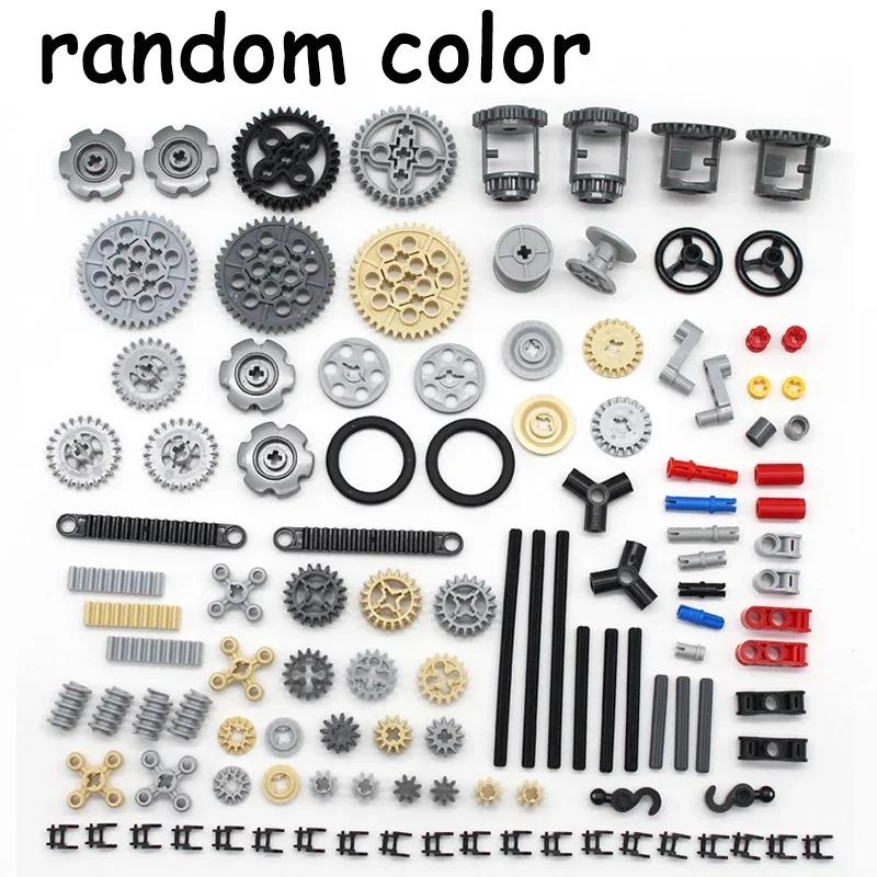 Non-Toxic Moc Building Blocks Technical Parts Pin Liftarm Studless Beam Axle Plug Connector Panel Gear Compatible Intellectual Toy
