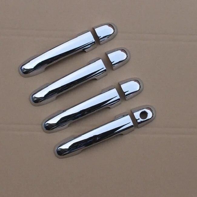 For Hyundai Elantra 2007 - 2010 HD 2008 2009 2010 New Chrome Car Side Door Handle Cover Trim Car Accessories Stickers Styling