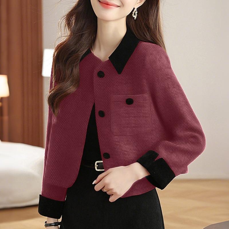 ZANZEA Vestes cardigan décontractées à manches longues et col rabattu pour femmes