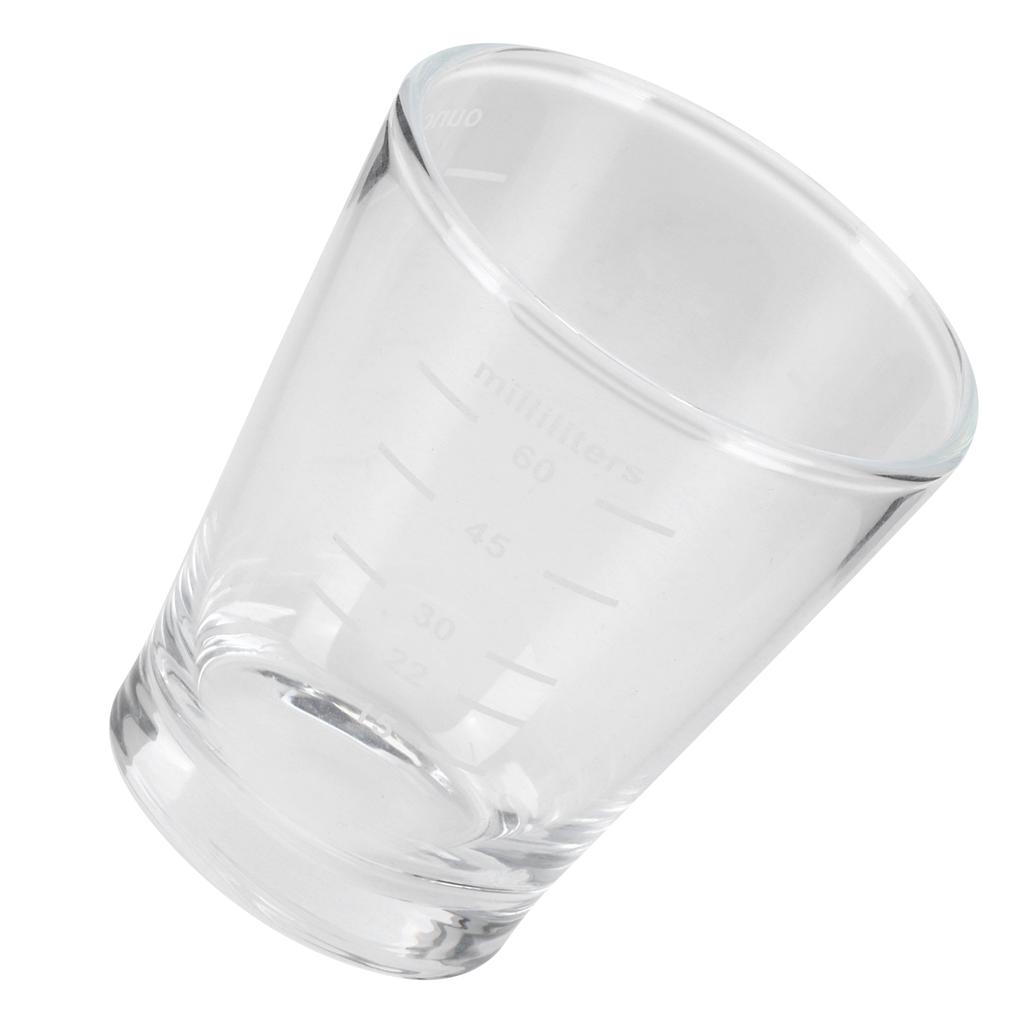 80ml šálek na kávu s váhou, odměrka na mléko, pro domácí kancelář, kavárnu, průhledný