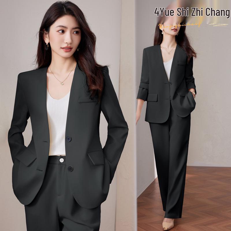 

2025 Spring Women s High-End Off-White Blazer - Exquisite Fashion Set XL