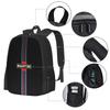 Racing Stripes New Arrivals Unisex Bags Student Bag Backpack Vermouth Racing Cocktail