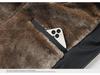 2024 Men's Winter Stand-Up Collar Jacket for Middle-Aged & Elderly, Plus Velvet, Thickened & Warm 