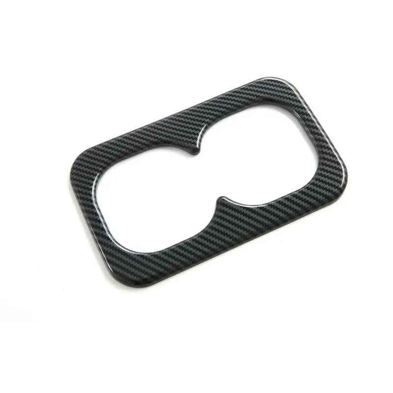 Cover For Mitsubishi Triton /l200  2024 Abs Autobon Fiber Seat Center Rear Water Cup Holder Frame Trim Interior Styling