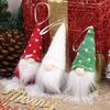 3Pcs Knitted Christmas Doll Pendant Gnome Elf Doll Christmas Tree Decor Cute Santa Plush Doll