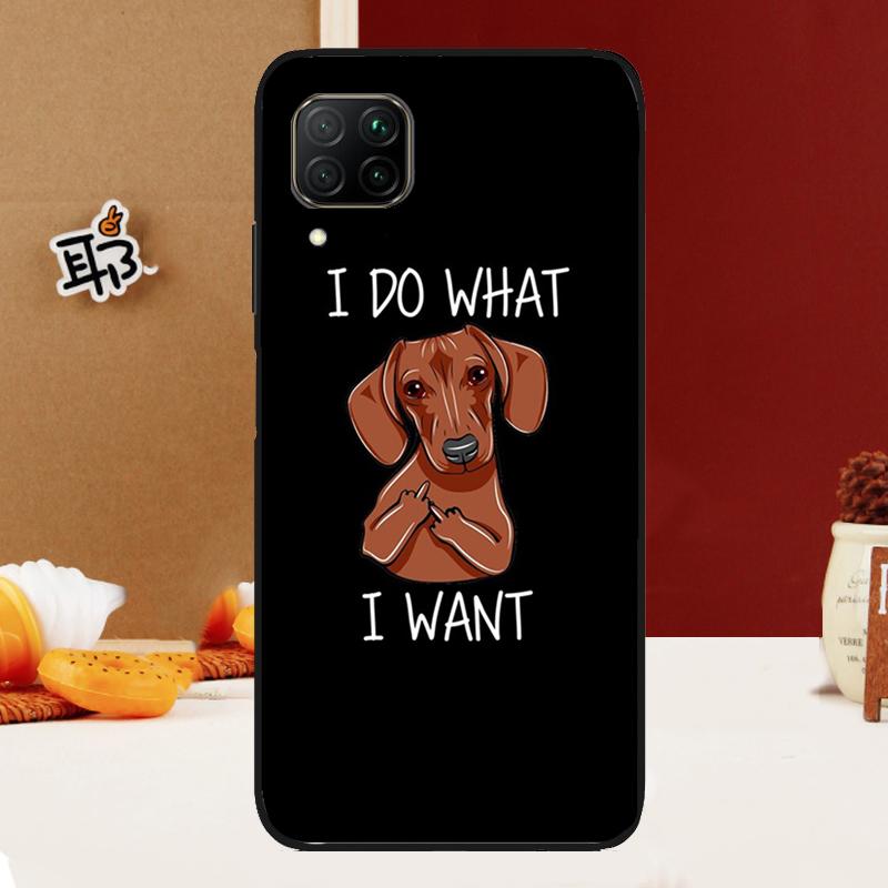 Dachshund Teckel Dackel Hund Für Huawei Nova Y70 Y91 Y90 Y60 Y61 Y72 Y73 3i 7i 8i 11i 12i 9 10 SE P20 P30 P40 Lite Hülle