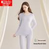 Hongdou Damen Modal Baumwolle Thermische Basisschicht Set