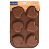 Forma Do Pieczenia 6 Muffinek Babeczek Babeczki Silikonowa Brązowa SILLINIE ORION 151742