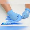 100 Blue Disposable Nitrile Gloves - Super Durable, Waterproof and Oil Resistant, Suitable for Cleaning, Dyeing, Pet Bathing, Non-medical,  Gloves