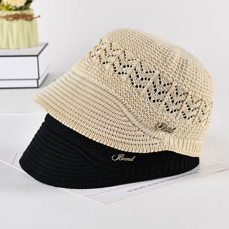 Summer New Style Versatile Fashionable Breathable Sunshade, Head Cover Women's Hat Ice Silk Duck Tongue Hat