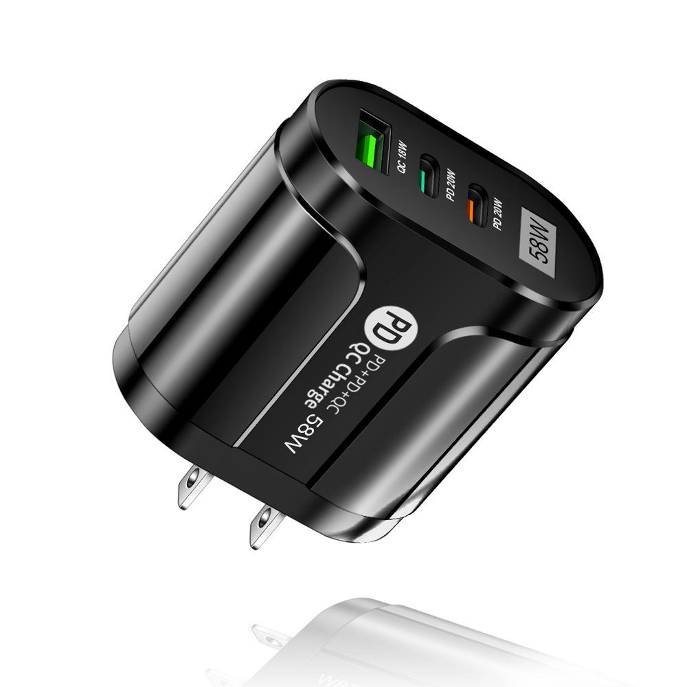 Luminous 58W Dual Fast Charger with 2PD & QC3.0 - EU/US/UK/KR/AU Standard
