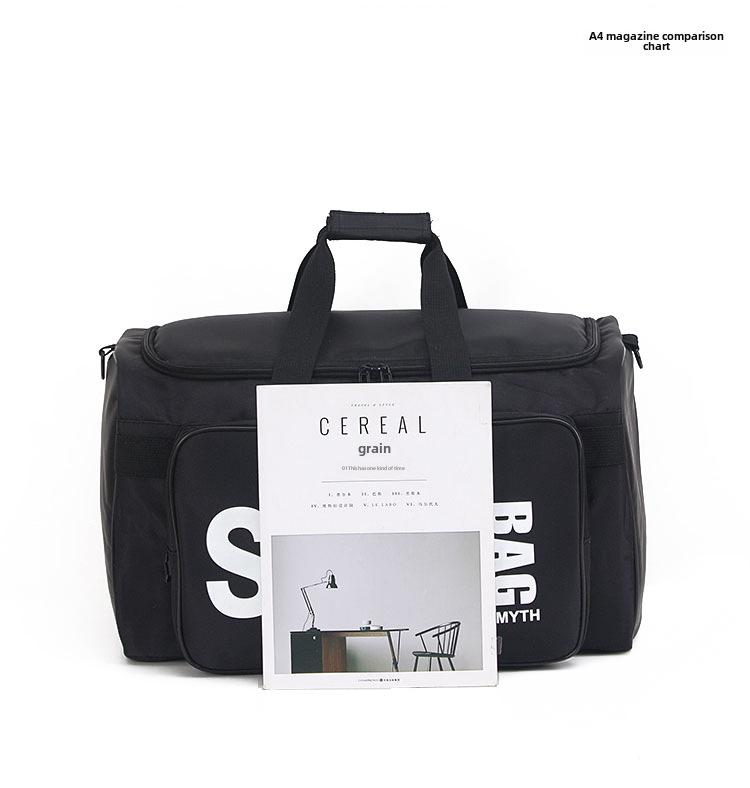 Geantă de călătorie sport multifuncțională: Capacitate mare, adidași, baschet, depozitare fotbal, design cu un singur umăr, îngroșat pentru durabilitate