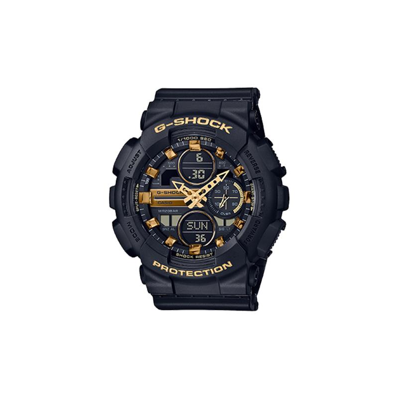 

Casio LCD/Analog Dual Display Series G-SHOCK Black Warrior Trendy Street Shockproof and Antimagnetic Quartz Movement Resin Strap GMA-S140M-1APRD чёрный