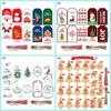100pcs DIY Wrapping Supplies Kraft Paper Christmas Labels Kraft Tag Hang Tags Gift Wrapping