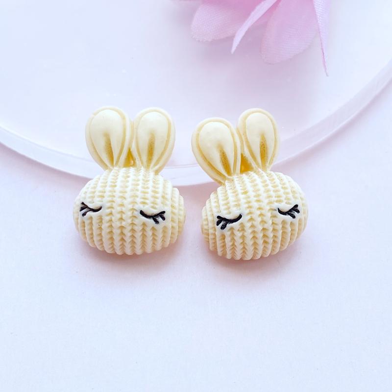 

10Pcs New Mini Cute Little Rabbit Flat Back Resin Scrapbooking DIY Jewelry Craft Decoration Accessorie