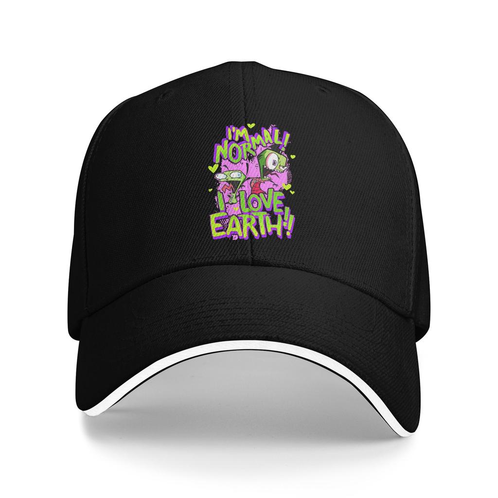 Dog Gir Invader Zim Baseball Caps Fashion Cartoon Sandwich Caps Unisex Women Adjustable Dad Hat Running Golf