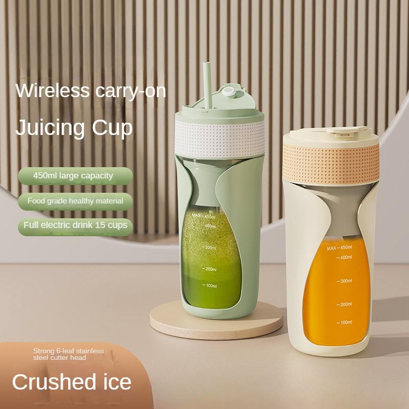 

450ml Multi Fruit Mixers Juicers Portable household small Electric Juicer Blender Fruit Juicer Milkshake Juices Maker Kitchen Tools зелений