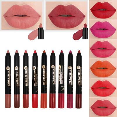 Matte Lip Liner Lipstick Pen Long Lasting Pigments Waterproof Makeup Tool