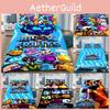 Fruits Blox B Pattern Digital Print Duvet Cover Pillowcase Set Bedroom Bedding
