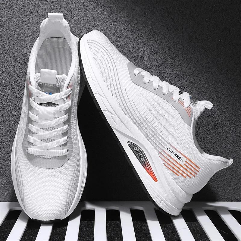 2024 Summer Breathable Running Mesh Casual Shoes Versatiles  Men Vulcanized Shoes Man Casual Sneakers Tenis Para Hombre